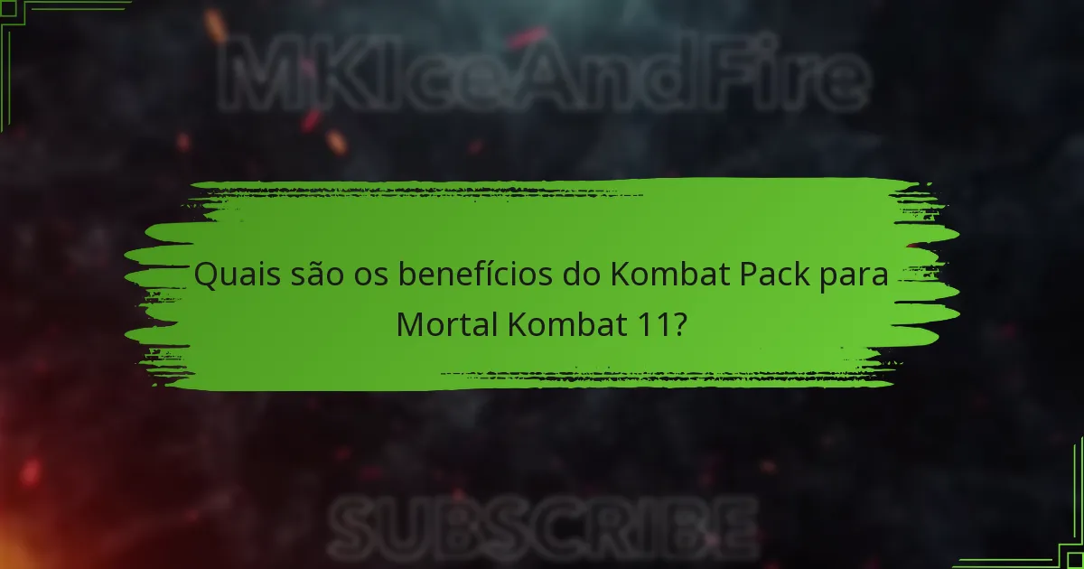 Como é que o Kombat Pack se compara ao jogo base?
